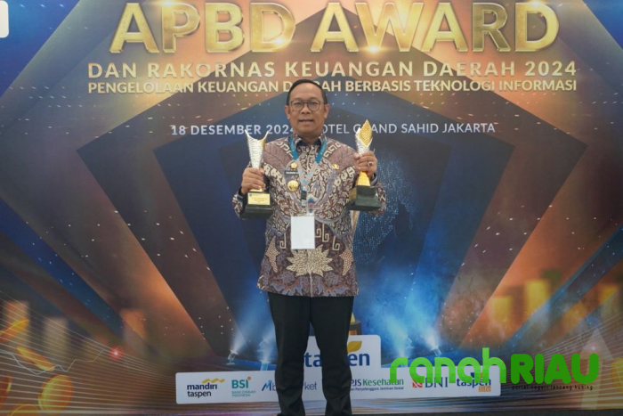 Pemprov Riau sabet dua Penghargaan dalam ajang APBD Award 2024
